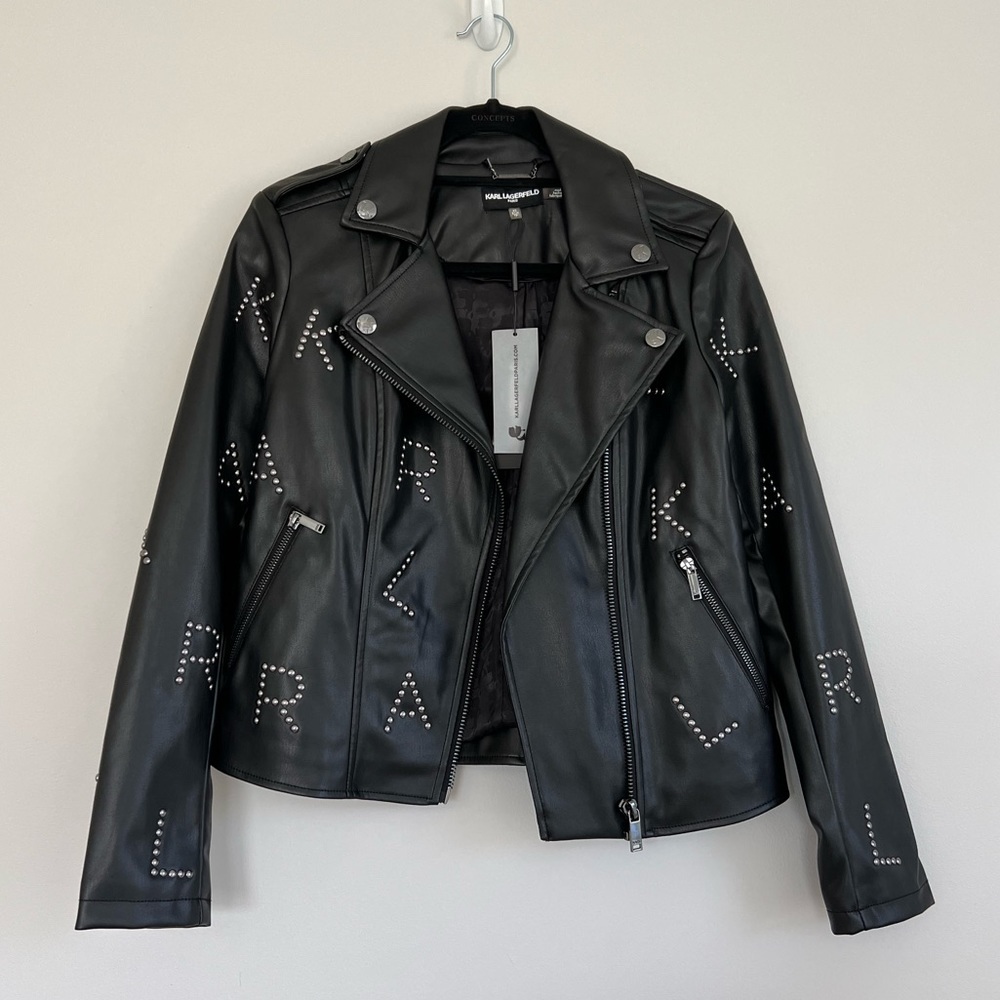 NEW Pleather Karl Lagerfeld